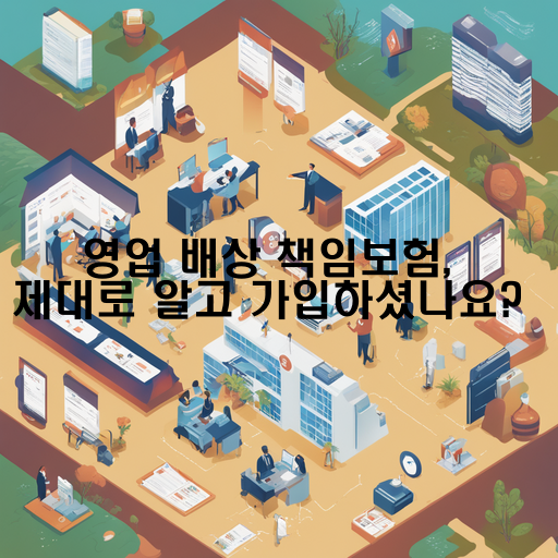  영업배상책임보험 필수일까?