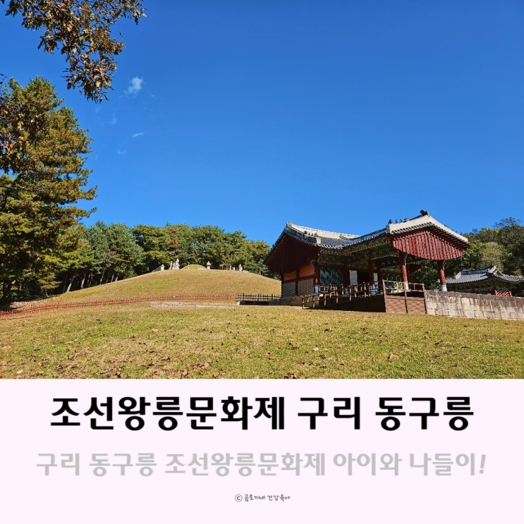 2023 조선왕릉문화제 구리 동구릉으로 경기도 주말나들이