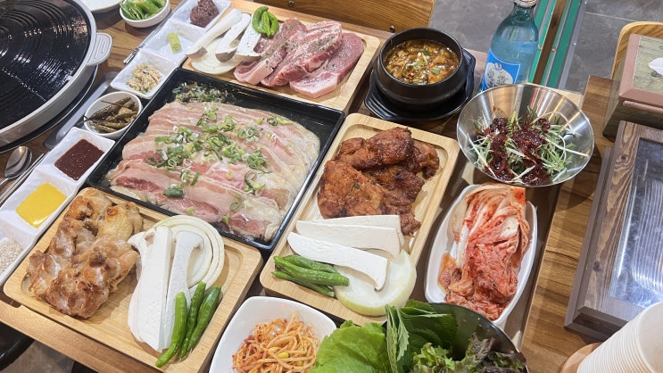 동대문 신설동 삼겹살 맛집+도원에서 솥뚜껑생삼겹살 구이를 먹어봐요!! [소개]