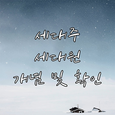  세대주 세대원 개념정리 제대로 하기!