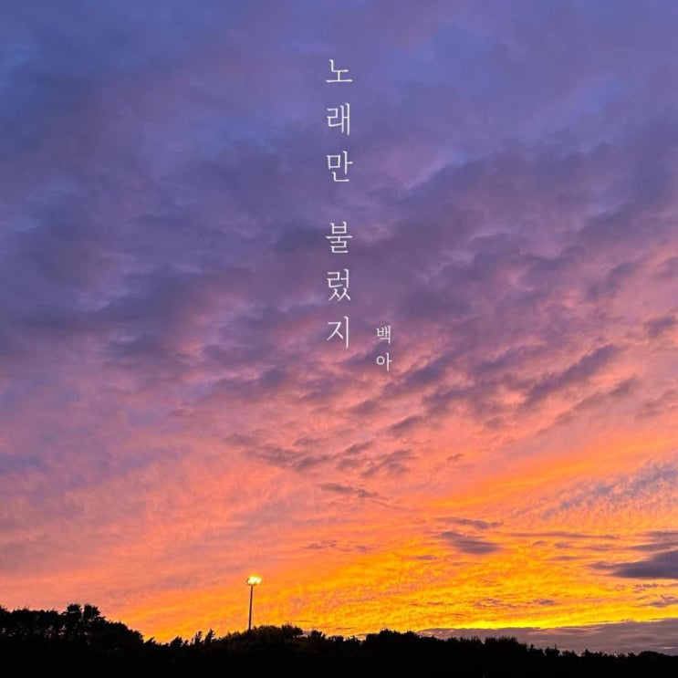  백아 - 노래만 불렀지 [노래가사, 노래 듣기, MV]