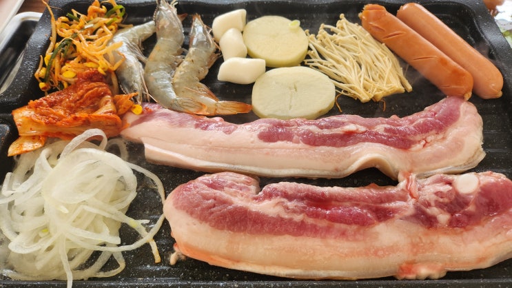  파주아이와가볼만한곳 | 별빛캠핑식당 | 파주 맛집 뷰 맛집 고기질이 정육점식당 수준 고퀄리리~~
