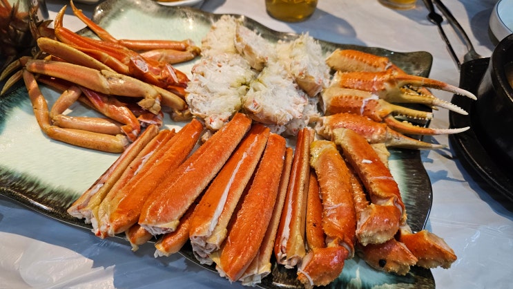  내돈내산 : 천안 신방동 가영대게나라 19주년 결혼기념일 외식 대게 2kg 조졌다!! ㅋㅋ