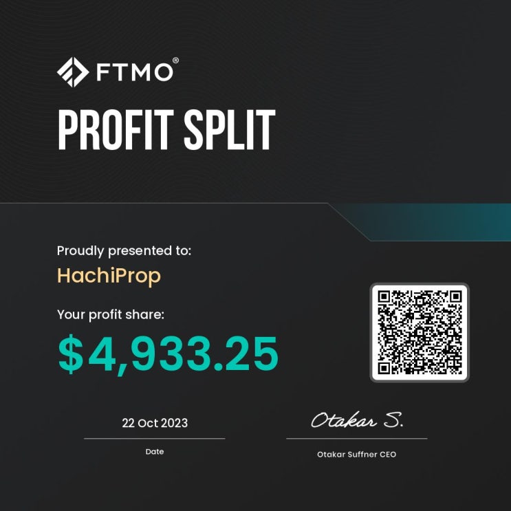  FTMO 100K$ 실계좌 운용 + 출금 후기