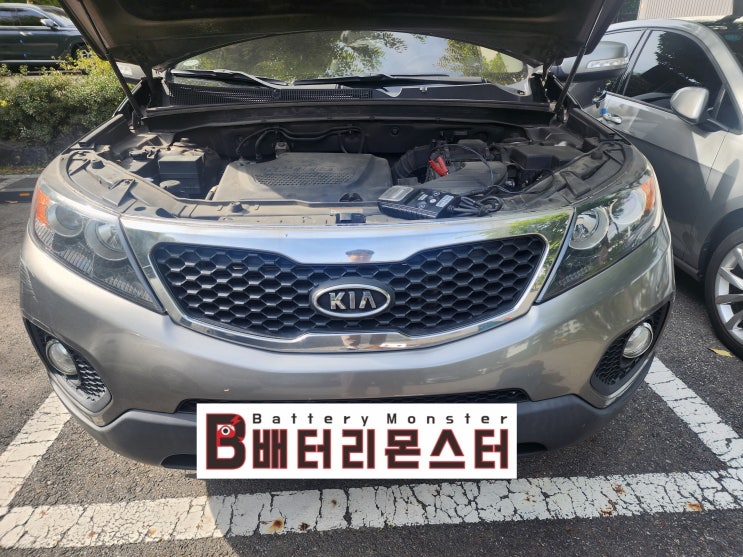  구미 지산동 배터리 교체 쏘렌토R 자동차 밧데리 출장 교환