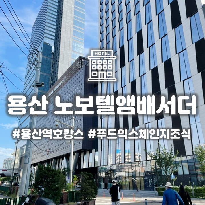  용산 노보텔 앰버서더 슈페리어 트윈 후기 푸드익스체인지 조식 수영장 호캉스
