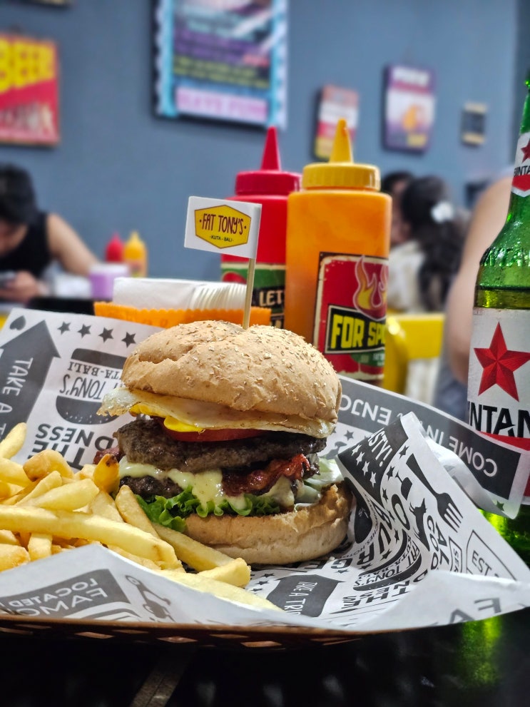  발리 꾸따 맛집ㅣ햄버거 맛집으로 이미 인기 많은 팻토니(Fat Tony's)