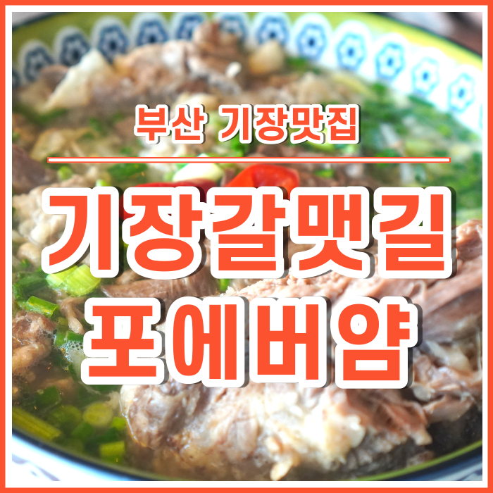 [기장맛집] 기장 갈맷길을 걷고 베트남쌀국수맛집인 포에버얌에 들렀던 일