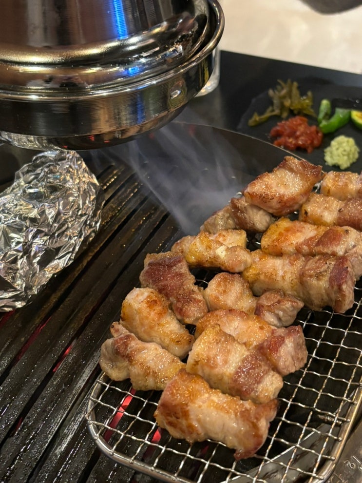  청라고기집 숙성 돼지고기 굽도 추천