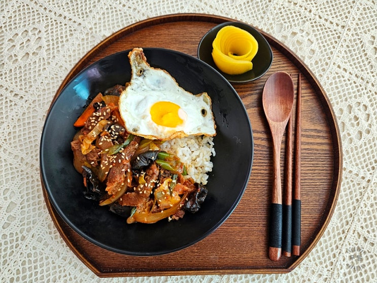  중화비빔밥 만드는 법 짬뽕덮밥 중화덮밥 레시피 10분완성 한그릇 중식요리
