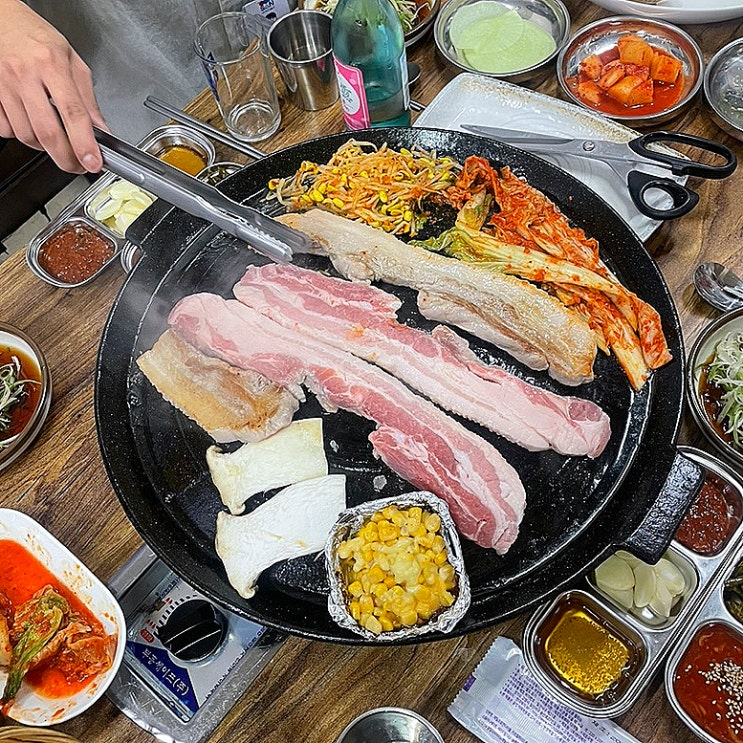  창원 가성비 맛집 점심특선, 솥뚜껑 삼겹살 내돈내산 후기 : 솥돼지