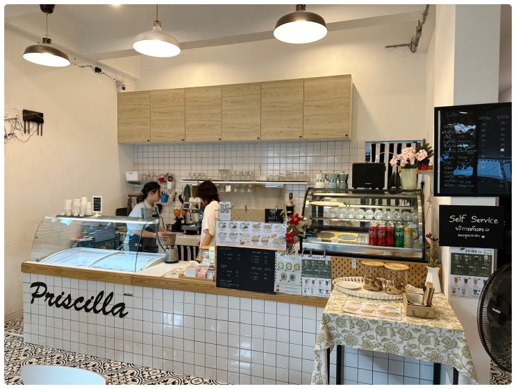  히든방콕보트투어 가기 전 왓 아룬 사원 근처 아이스크림 전문점  priscilla ice cream 매장 방문 및 리뷰 후기