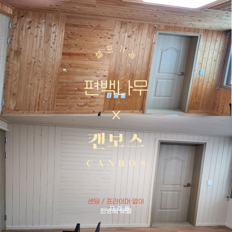  제주 페인트로 보기 싫고 냄새에 찌든 편백나무 해결(feat. 곰팡이 담배 냄새 한 번에 없애는 셀프 시공) & 안 보면 큰 비용 든다!