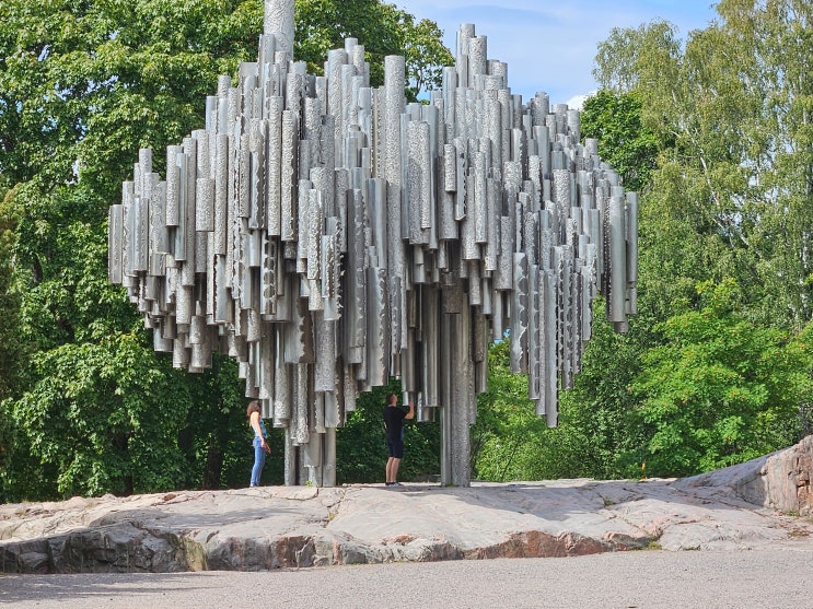 북유럽 7개국 여행 : 핀란드 (헬싱키 -&gt; 시벨리우스 공원, 시벨리우스 기념비)