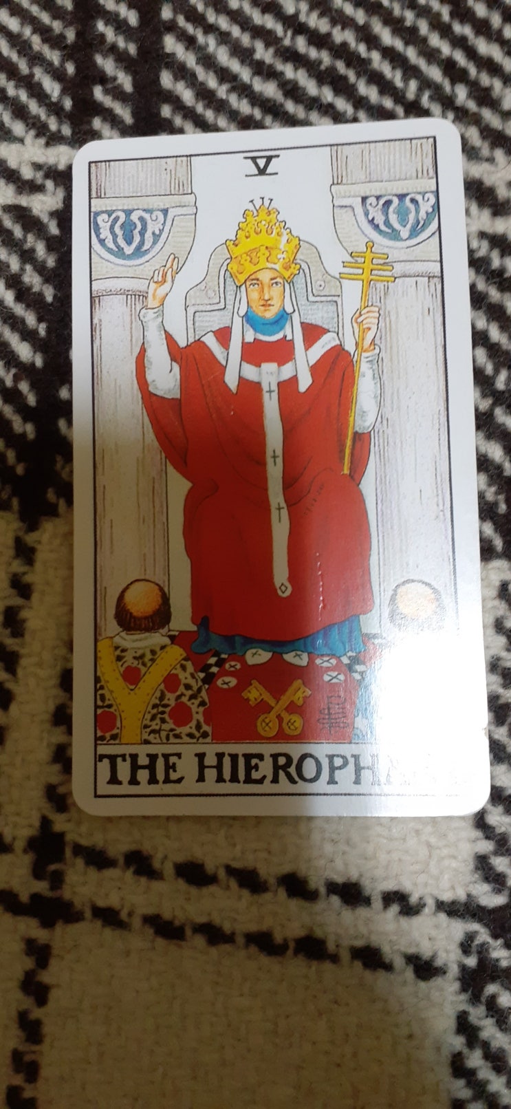 5 교황(The Hierophant)타로 카드