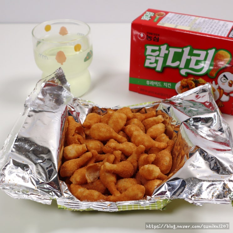 농심 닭다리 후라이드 치킨 맥주 안주 간식 추천 과자