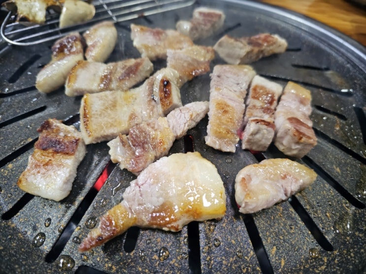  부천 상동고기집 삼겹살 역시 정육식당임 하누야