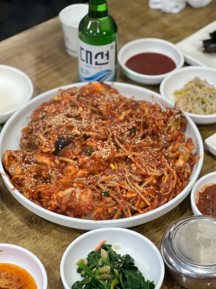 부산 드렁큰최의 아구찜로드  첫번째 추천집 영도맛집 현미해물천국