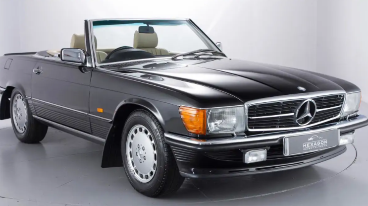  메르세데스 벤츠 500SL 올드카 가격 확인