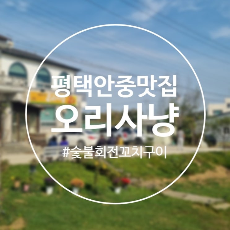  [평택]가족모임하기 좋은 회전꼬치구이 '오리사냥' 안중 오리고기