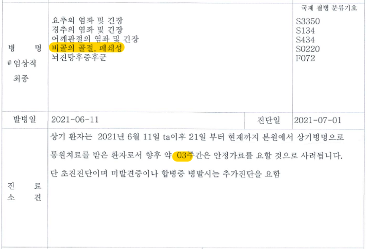 [교통사고전문변호사] 후미추돌교통사고, 비골(코)골절, 비밸브재건술_민사합의