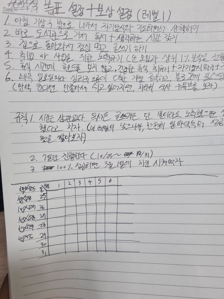 이론상 가장 완벽한 인생 + 첫번째 목표 설정