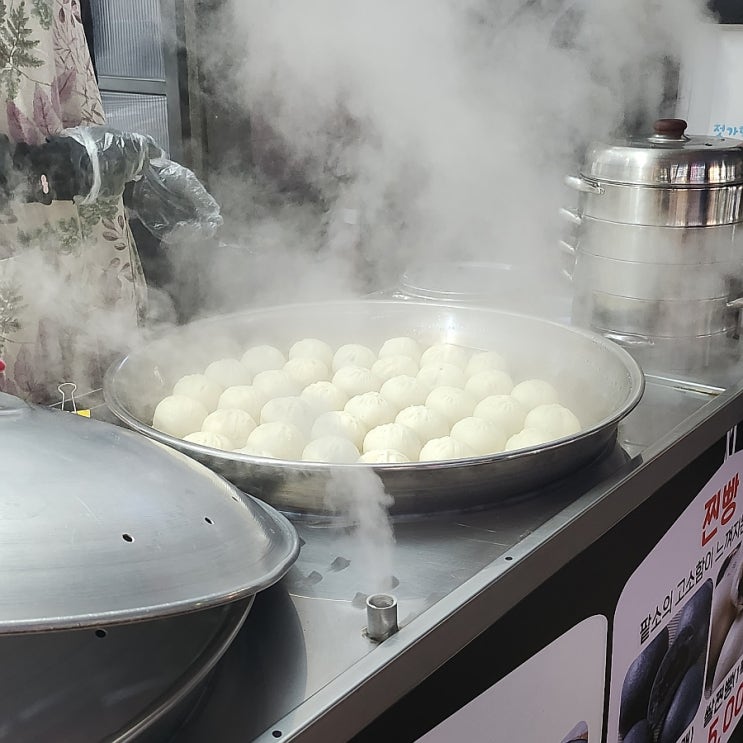  신대방삼거리 성대시장 수제만두맛집 만두의 정석 포장후기