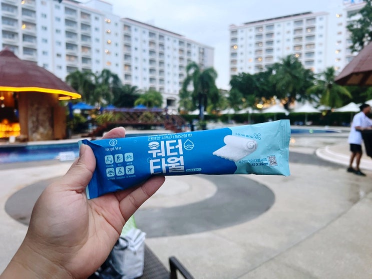  물없이 샤워하는 웻타월 신제품 출시 수피아토 일회용 샤워타월