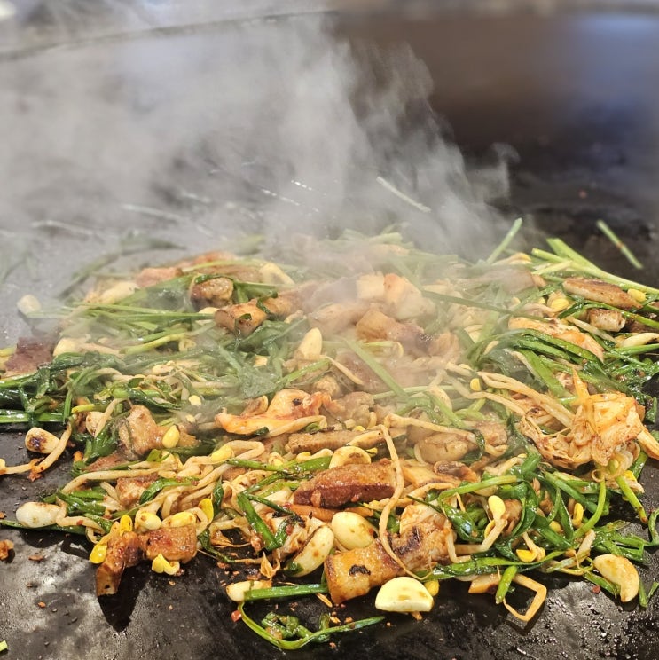 [행주산성 맛집] 보는재미 먹는재미 대형철판구이 삼겹살 《아이맛이야 철판산성2관》