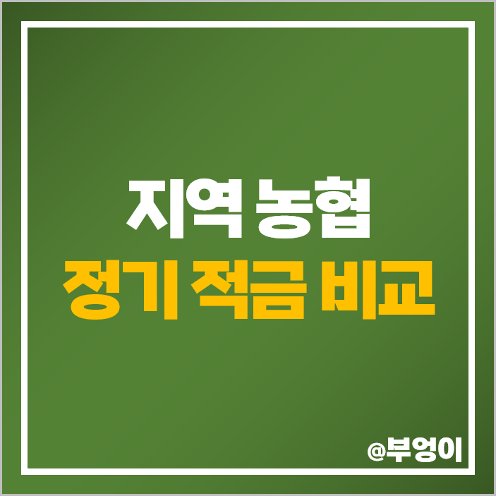 지역 농협 적금 특판 단기 6개월 1년 금리 높은 정기 적금 추천 지역 농협 적금 특판 단기 6개월 1년 금리 높은 정기 적금 추천