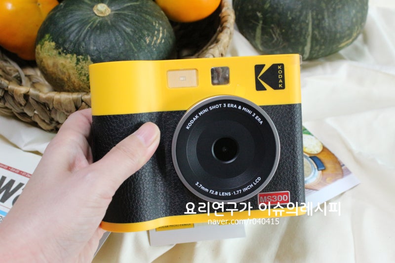 폴라로이드 카메라 코닥 미니샷 3 ERA 사용법(카트리지 교환, 포토프린터, 사진찍기, 콜라주)