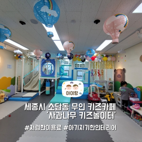 세종시 <b>무인</b> 키즈카페 소담동 <b>사과</b>나무 키즈놀이터