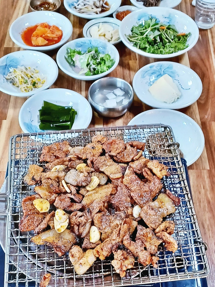  경주유명한맛집 석쇠구이 한상 경주 한정식 산해