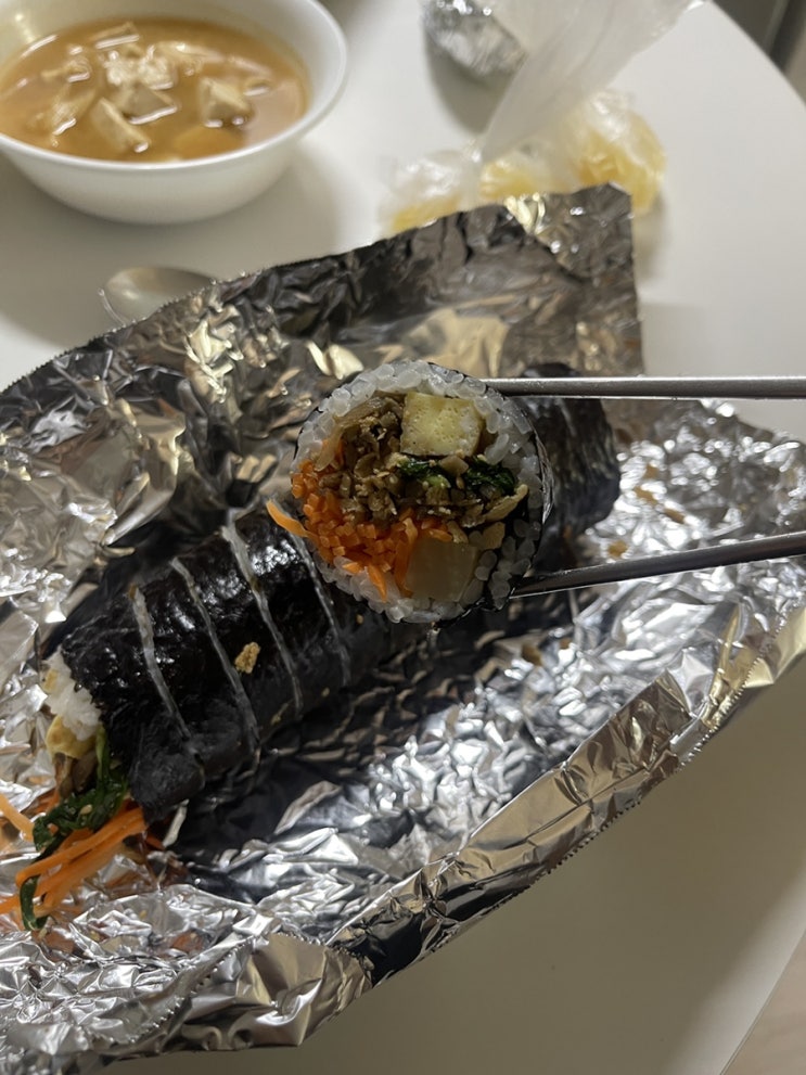  [수원 정자동 맛집] 아는사람만 아는 동네 TOP3안에 드는 속이 꽉찬 한끼식사 ‘국민김밥’