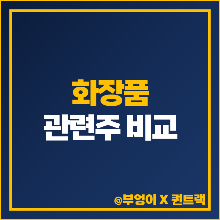 화장품 관련주 피부미용 주식 국제약품 목표가 마녀공장 주가 화장품 관련주 피부미용 주식 국제약품 목표가 마녀공장 주가