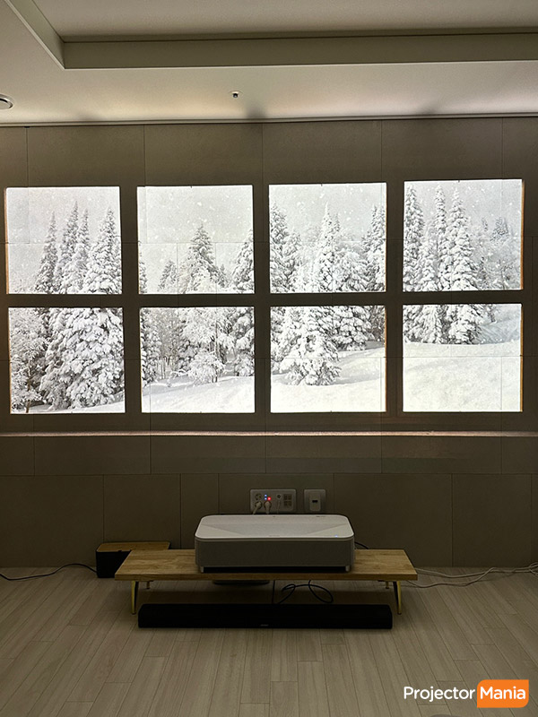  그림자없는 선명한 4K 화질 초단초점 프로젝터 엡손 EH-LS800W