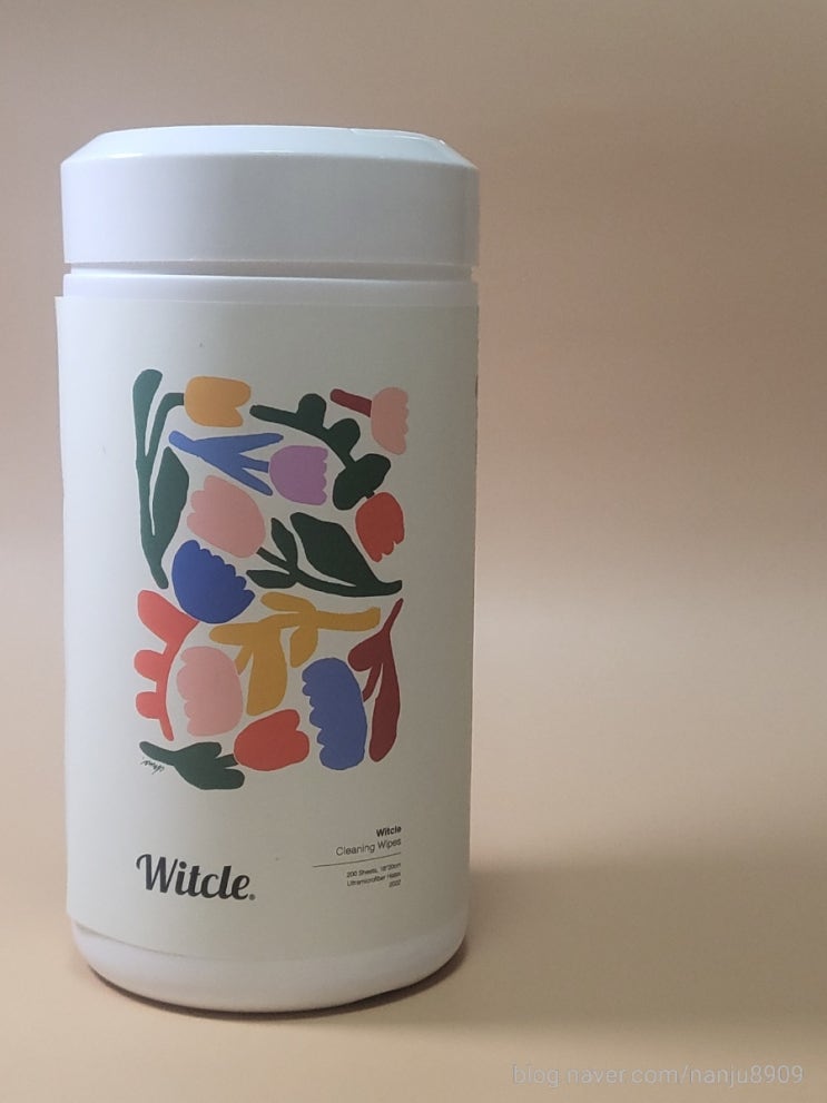  친환경 물티슈 다목적클리너 윗클(witcle) 세정 알콜티슈 내돈내산
