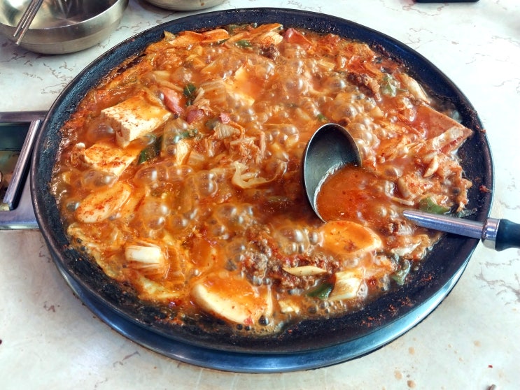 [안양 명학역/만안구청 부대찌개 맛집] 두꺼비부대찌개