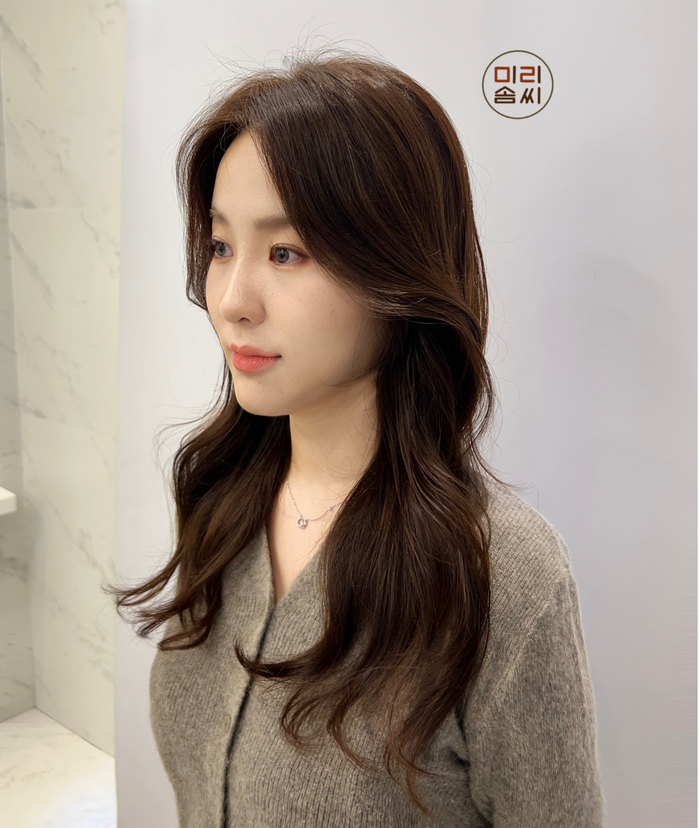  미리실장 / 그레이스펌 / 레이어드펌 /굵은 웨이브펌 / 매직셋팅 / 매직셋팅/ 합정미용실 / 망원미용실 /올드머니룩