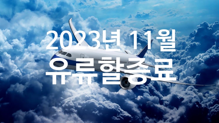  2023년 11월 유류할증료 인상 & 추이