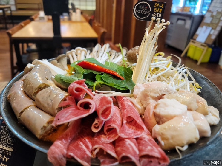  경남 김해순대 ㅣ 다양한 토핑이 들어가 있고 국물이 진국인 순대전골 맛집 정성순대 김해율하점 방문기