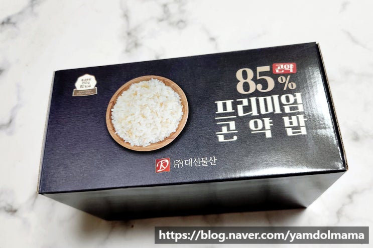  저칼로리 식단으로 딱인 대신곤약 85% 프리미엄 곤약밥