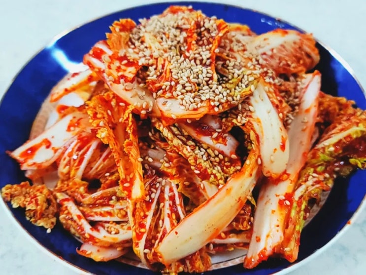  알배기 배추 겉절이 만드는법