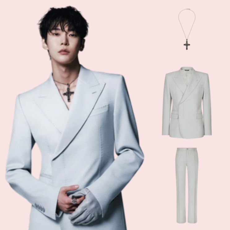  NCT 도영 화보 패션 정장 목걸이 브랜드 가격 정보