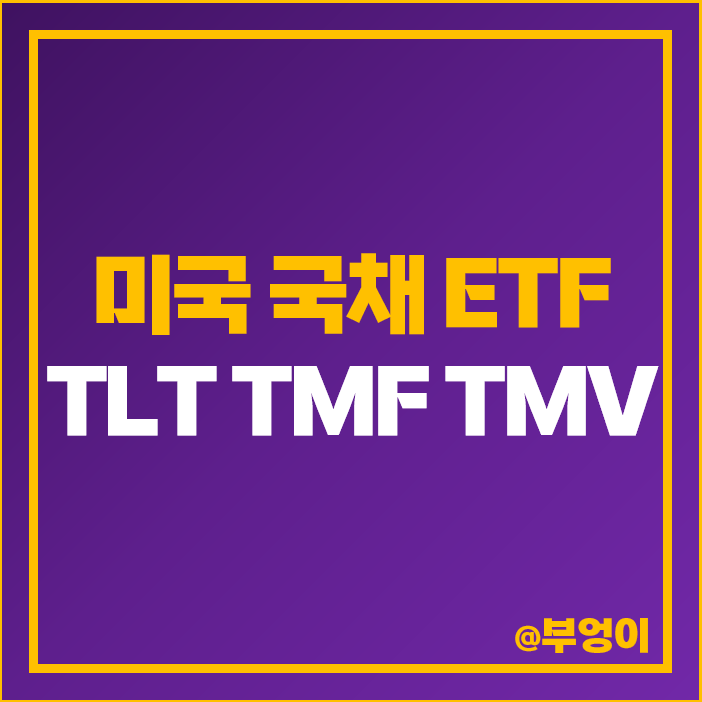 미국 국채 ETF 투자 장기 TLT 레버리지 TMF 반대 인버스 TMV 주가 배당 미국 국채 ETF 투자 장기 TLT 레버리지 TMF 반대 인버스 TMV 주가 배당