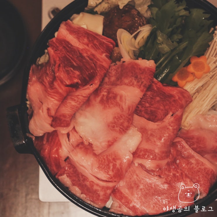  하카타에서 찾은 쿠로게 후쿠오카 스키야키 맛집 하카타엔