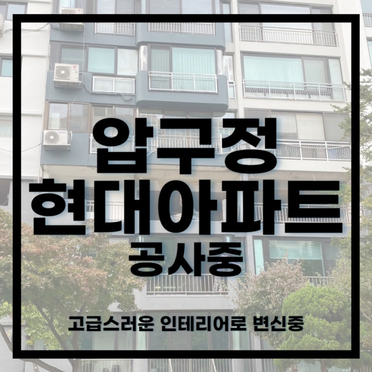  압구정한양아파트 공사중ㅣ 구축 아파트 인테리어 시공 기록 철거부터 목공 작업 진행 중!