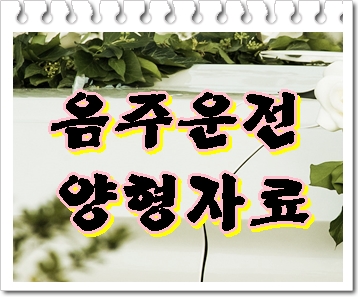 음주운전 2진아웃 재범 반성문 탄원서 경찰조사 구공판 재판에 제출하실 수 있습니다