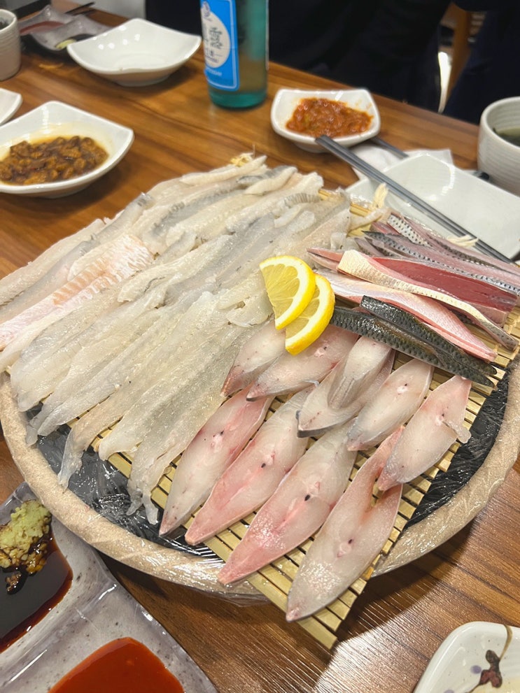  분당 수내동 수중곳간 - 수내역 깔끔한 세꼬시/제철 해산물 맛집 회식으로 좋은 횟집