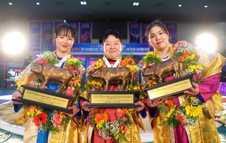 <b>최다혜</b>‧이재하‧최희화, 제3회 안산김홍도<b>씨름</b>대회 정상 올라